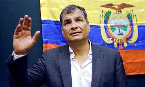 Prisión preventiva para el expresidente ecuatoriano Rafael Correa